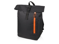 Рюкзак-мешок «Hisack», черный/оранжевый, полиэстер