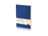 Блокнот А5 «Megapolis Flex» soft-touch, темно-синий, искусственная кожа с покрытием soft-touch