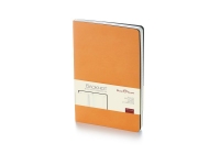 Блокнот А5 «Megapolis Flex» soft-touch, оранжевый, искусственная кожа с покрытием soft-touch