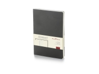 Блокнот А5 «Megapolis Flex» soft-touch, черный, искусственная кожа с покрытием soft-touch