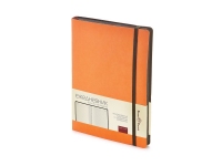 Ежедневник недатированный А5 «Megapolis Soft», оранжевый, искусственная кожа