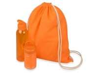 Подарочный набор «Klap», оранжевый, хлопок 100%, пластик, текстиль