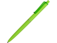 Ручка пластиковая soft-touch шариковая «Plane», зеленое яблоко, верхняя часть ручки- пластик, нижняя часть ручки- пластик с покрытием soft-touch