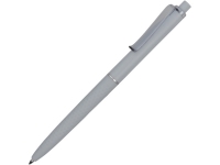 Ручка пластиковая soft-touch шариковая «Plane», серый, верхняя часть ручки- пластик, нижняя часть ручки- пластик с покрытием soft-touch