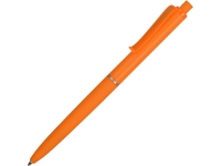 Ручка пластиковая soft-touch шариковая «Plane», оранжевый, верхняя часть ручки- пластик, нижняя часть ручки- пластик с покрытием soft-touch