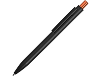 Ручка металлическая шариковая «Blaze», черный/оранжевый, металл