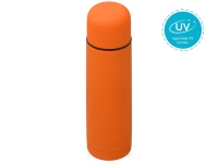 Термос «Ямал Soft Touch» с чехлом, оранжевый матовый, нержавеющая сталь с покрытием soft-touch