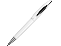 Ручка пластиковая шариковая «Chink», белый/черный, пластик