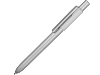 Ручка металлическая шариковая «Bobble», серый/белый, металл/силикон
