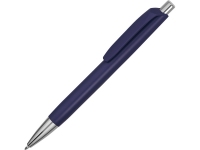 Ручка пластиковая шариковая «Gage», темно-синий матовый/серебристый, пластик