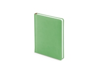 Ежедневник недатированный А6+ «Velvet», зеленый флуор, искусственная кожа