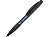 Ручка-стилус шариковая «Light» с подсветкой, черный, металл, пластик