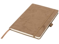 Блокнот А5 «Suede», коричневый, картон с покрытием под замшу
