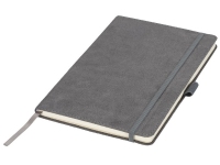 Блокнот А5 «Suede», серый, картон с покрытием под замшу