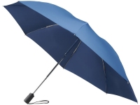 Зонт складной, темно-синий, полиэстер эпонж