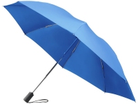 Зонт складной, ярко-синий, полиэстер эпонж