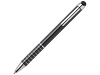 Ручка металлическая шариковая, черный, металл/пластик