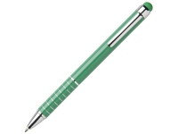 Ручка металлическая шариковая, зеленый, металл/пластик