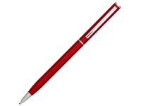 Ручка металлическая шариковая «Slim», красный, алюминий