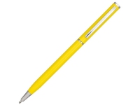 Ручка металлическая шариковая «Slim», желтый, алюминий