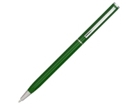 Ручка металлическая шариковая «Slim», зеленый, алюминий