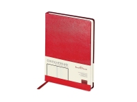 Ежедневник недатированный А5 «Megapolis», красный, искусственная кожа на бумажной основе