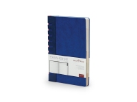 Ежедневник недатированный с индексами А5 «Bergamo», синий, искусственная кожа