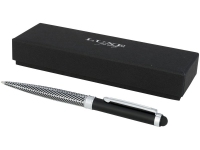 Ручка-стилус шариковая «Empire», серебристый/черный, металл
