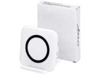 Беспроводное зарядное устройство-подставка для смартфона «Catena», белый, АБС пластик