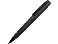 Ручка металлическая шариковая «Vip Gum» soft-touch с зеркальной гравировкой, черный, металл с покрытием soft-touch