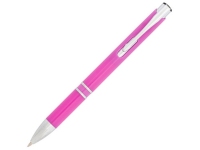 Ручка пластиковая шариковая «Moneta», розовый, корпус из АБС пластика со стальным зажимом