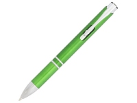 Ручка пластиковая шариковая «Moneta», зеленый, корпус из АБС пластика со стальным зажимом