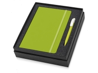Подарочный набор Uma Vision с ручкой и блокнотом А5, зеленый, пластик/картон с покрытием из полиуретана, имитирующего кожу