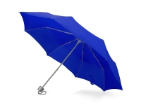 Зонт складной «Tempe», синий, купол- полиэстер, каркас-металл, спицы- фибергласс, ручка-пластик