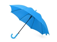 Зонт-трость «Edison» детский, голубой, купол- полиэстер, каркас-сталь, спицы- сталь, ручка-пластик