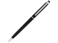Ручка пластиковая шариковая «Valeria», черный/серебристый