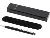 Ручка-стилус шариковая, черный/серебристый, металл