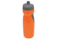 Спортивная бутылка «Flex», оранжевый/серый, пластик