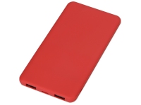 Портативное зарядное устройство «Reserve» с USB Type-C, 5000 mAh, красный, пластик с покрытием soft-touch
