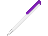 Ручка-подставка «Кипер», белый/фиолетовый, пластик