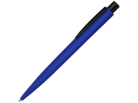 Ручка шариковая металлическая «Lumos M» soft-touch, синий/черный, металл с покрытием soft-touch