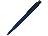 Ручка шариковая металлическая «Lumos M» soft-touch, темно-синий/черный, металл с покрытием soft-touch