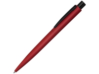 Ручка шариковая металлическая «Lumos M» soft-touch, красный/черный, металл с покрытием soft-touch
