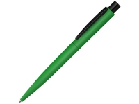 Ручка шариковая металлическая «Lumos M» soft-touch, зеленый/черный, металл с покрытием soft-touch