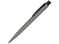 Ручка шариковая металлическая «Lumos M» soft-touch, серый/черный, металл с покрытием soft-touch