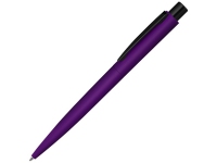 Ручка шариковая металлическая «Lumos M» soft-touch, фиолетовый/черный, металл с покрытием soft-touch