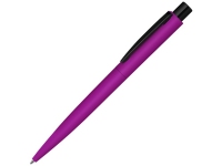 Ручка шариковая металлическая «Lumos M» soft-touch, розовый/черный, металл с покрытием soft-touch