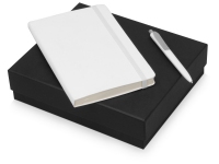 Подарочный набор Moleskine Picasso с блокнотом А5 и ручкой, белый, бумага/полиуретан, пластик/металл
