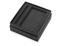 Коробка подарочная Smooth M для ручки и блокнота А6, черный, 16 х 15 х 6 см