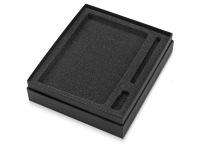 Коробка подарочная Smooth L для ручки, флешки и блокнота А5, черный, 23,5 х 20 х 6 см